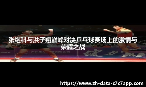 张继科与洪子翔巅峰对决乒乓球赛场上的激情与荣耀之战